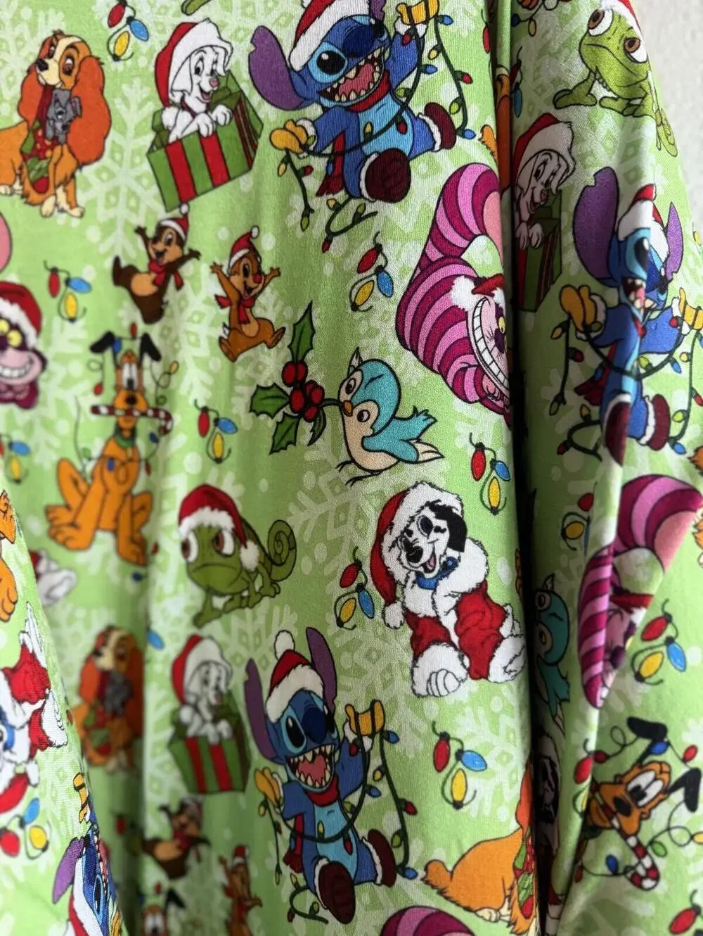 Disney Christmas Holiday Bamboo Quilted Throw Blanket with Characters
